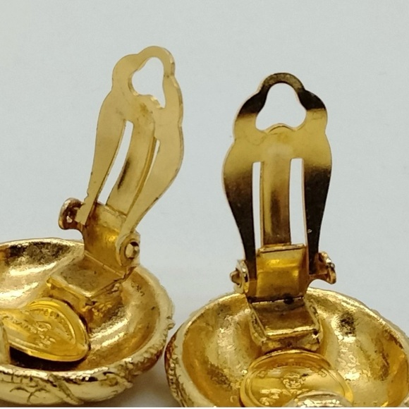 Chanel Earrings Gold Vintage - Picture 3 of 9